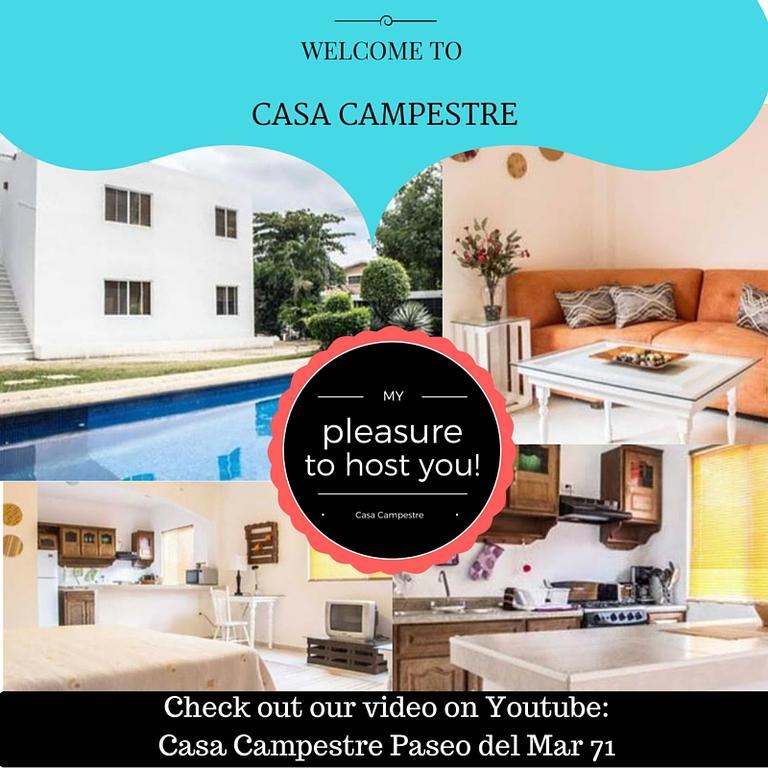 Appartamento Casa Campestre Cancún Esterno foto