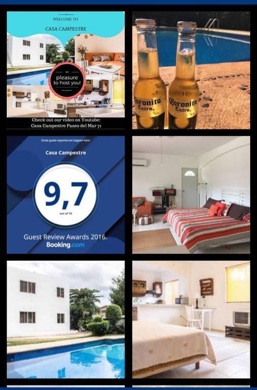 Appartamento Casa Campestre Cancún Esterno foto
